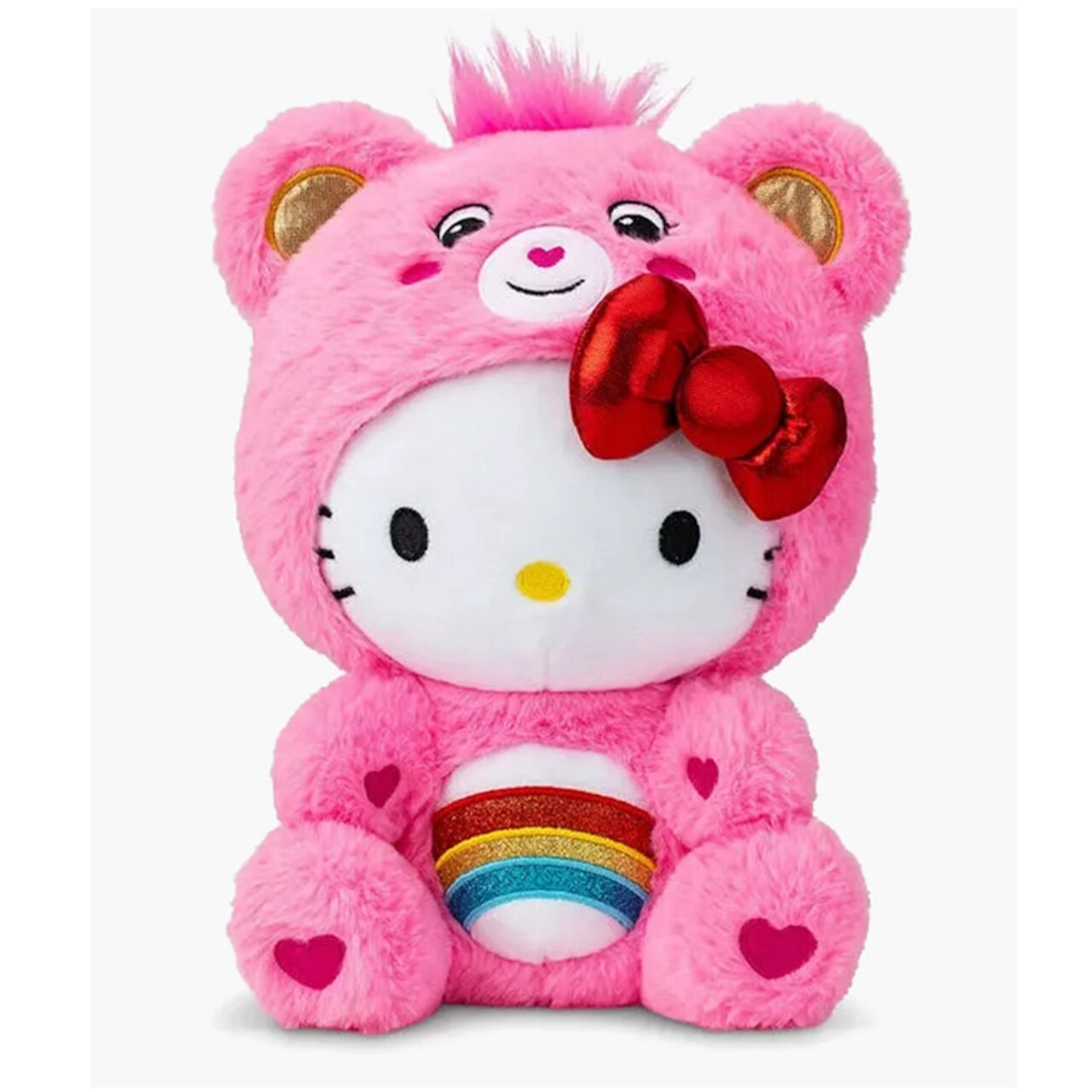 Hello Kitty Care Bear 12" Plush in Acetate Window Box Perfect for gift and collectors 3+